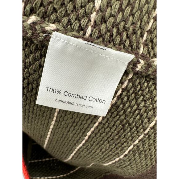 Hanna Andersson Sweater Vest Boys Size 10 Knit Fall Festive Thanksgiving Winter - Picture 6 of 6